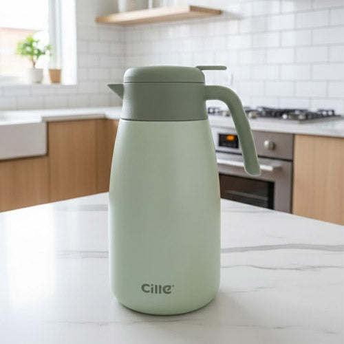 Cilie 2-Liter Thermal Serving Jug / Flask | Vacuum Insulated Carafe for Coffee or Tea