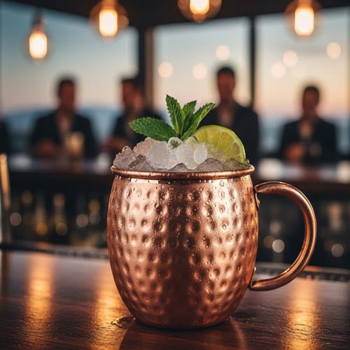 Hammered Copper Mug for Ultimate Chill