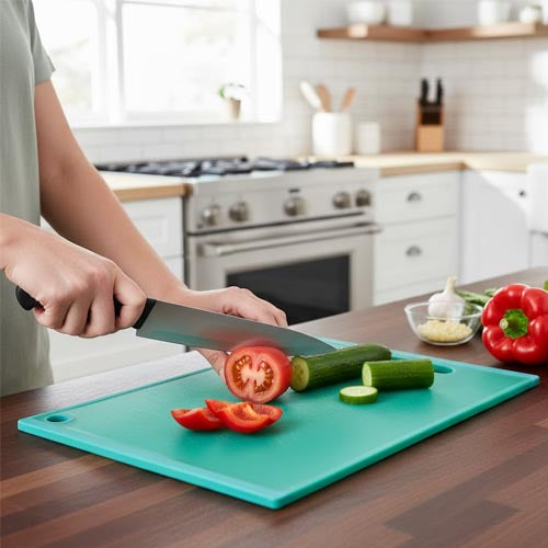 Anti-Bacterial Non-Slip PP & TPR Cutting Board