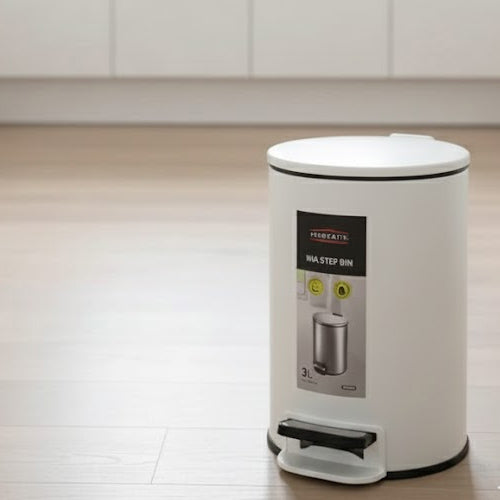 Homeatic 5 Liter Soft-Close Pedal Dustbin - Perfect for Small Spaces