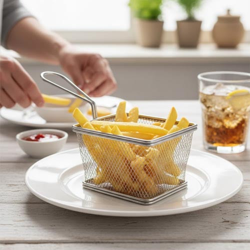 Individual French Fry / Chip Presentation Basket