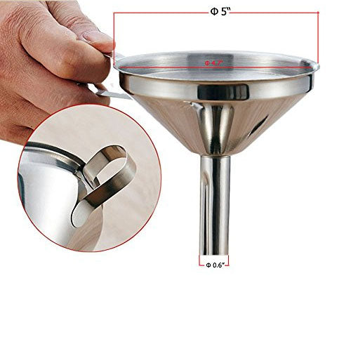 Utopia Stainless Steel Funnel Set (3-Piece)