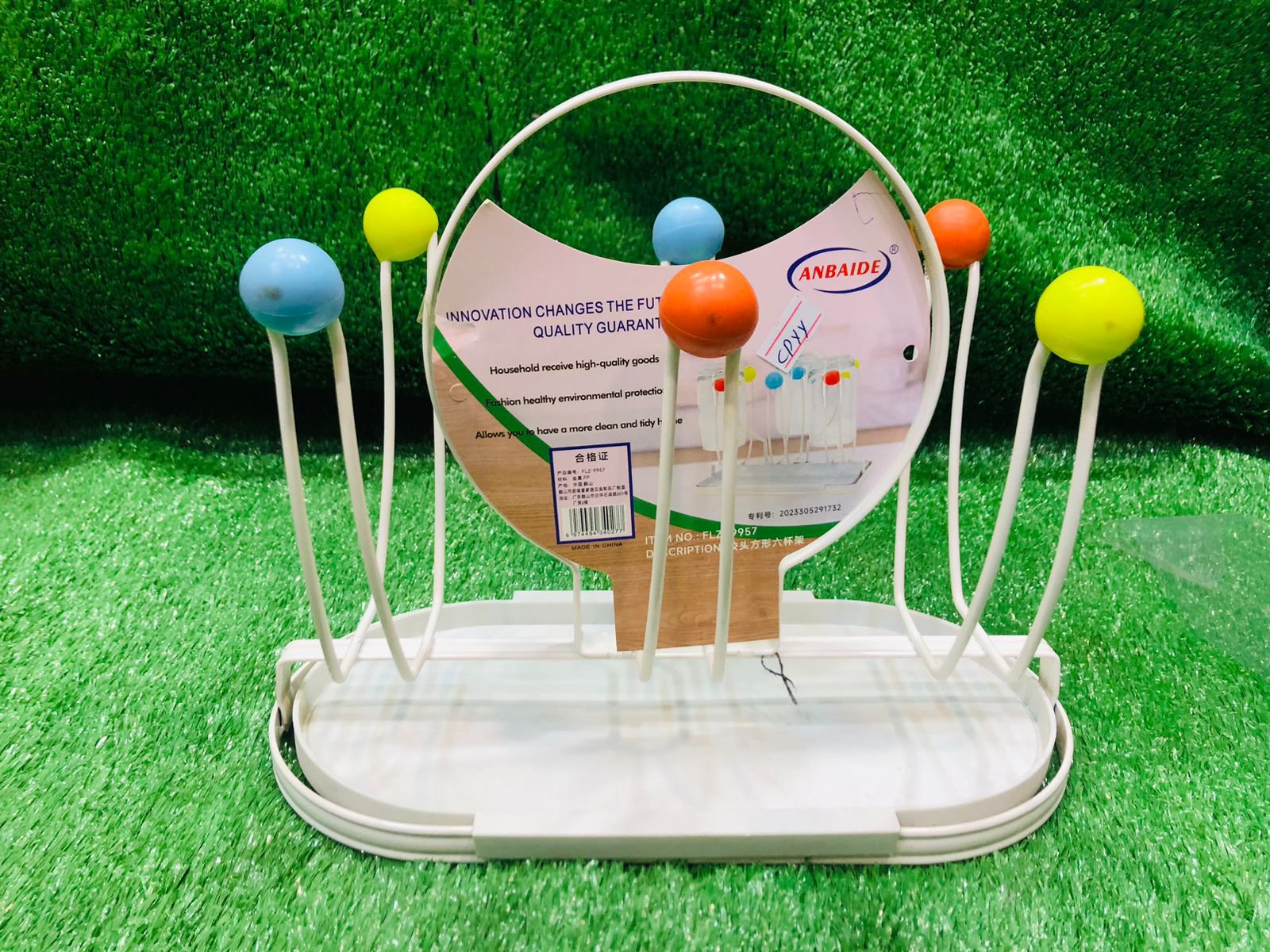 Modern Countertop Bottle and Glass Stand Drying Rack