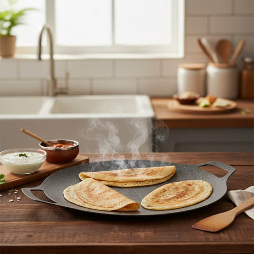 Premium Non-Stick Dosa Tawa / Flat Griddle with Granite Finish
