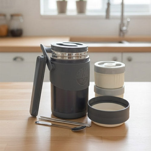 Thermo Box Insulated Lunch Set with Stackable Containers