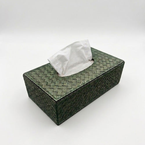 Premium PU Leather Tissue Box Cover Glossy