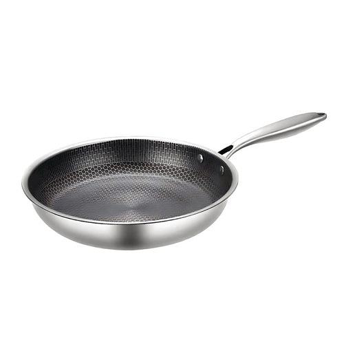 Flanek Honeycomb Fry Pan Premium Non-Stick Stainless Steel Frypan