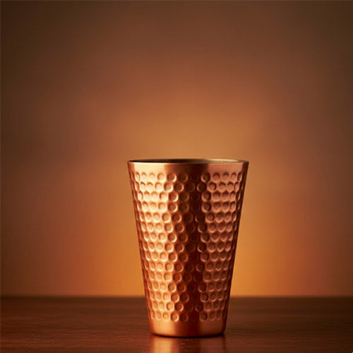Hand-Hammered Pure Copper Tumbler / Drinking Glass