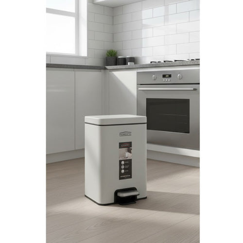 Homeatic 8 Liter Stainless Steel Soft-Close Pedal Dustbin - The Ideal Mid-Size Solution