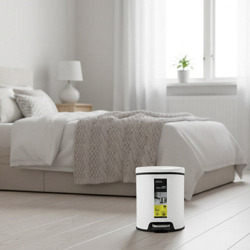 Homeatic 5 Liter Ticon Stainless Steel Soft-Close Pedal Dustbin