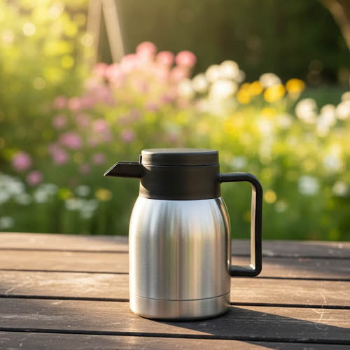 Modern Double-Wall Vacuum Kettle for Coffee and Tea