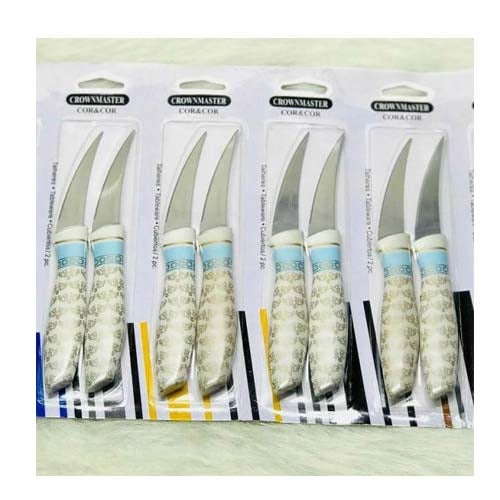 Set of 12 Tramontina CORA COR Steak/Utility Knives (5-inch Blade)