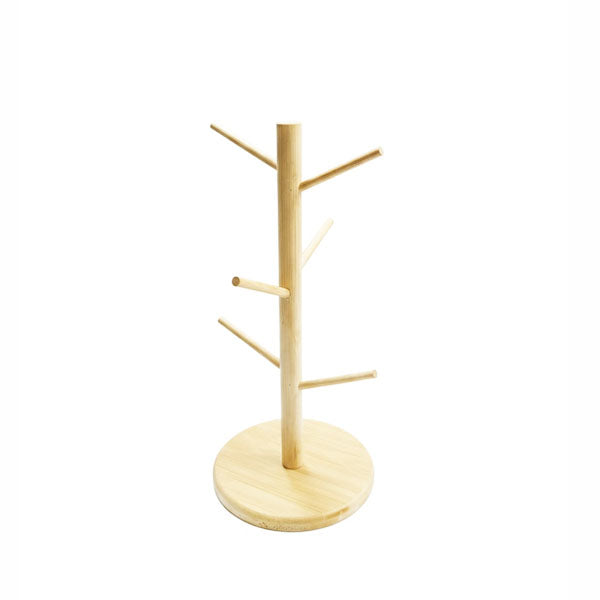 Natural Bamboo/Wood Mug Tree / Cup Drying Rack