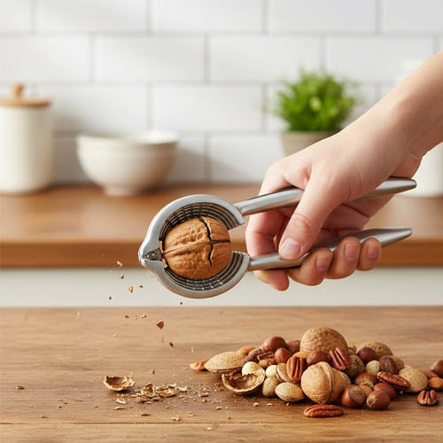 SHENGYA TOP CHOICE Heavy-Duty Stainless Steel Nut Cracker