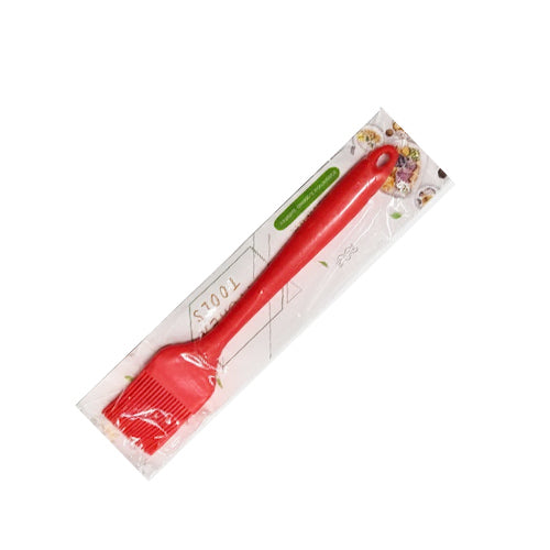 Premium Red Silicone Basting & Oil Brush | Heat-Resistant Kitchen BBQ Pastry Brush