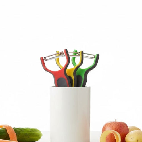 Shengya 3-Piece Stainless Steel Peeler Set | Multifunctional Y & I Peeler Kit | Julienne, Swivel & Straight Blade Kitchen Gadgets