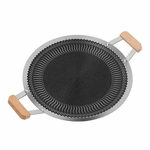 Honeycomb Stainless Steel Tawa & Flat Griddle | Non-Stick Dosa Tawa | Induction Ready Roti Pan & Hexagonal Pattern Cookware