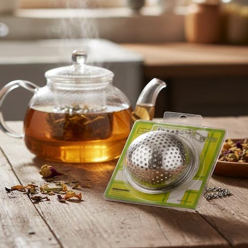 Premium Stainless Steel Tea Infuser Assortment - Fine Mesh or Perforated Loose Leaf Tea Filter