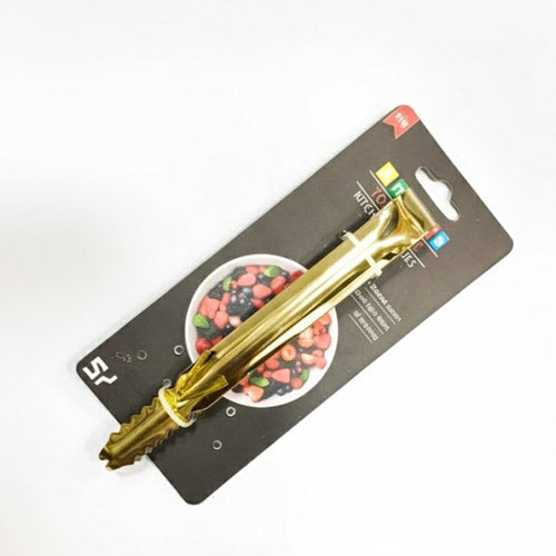 Elegant Gold-Plated Serving Tong – Small Metal Tongs for Sugar, Ice, Appetizers & Pastries