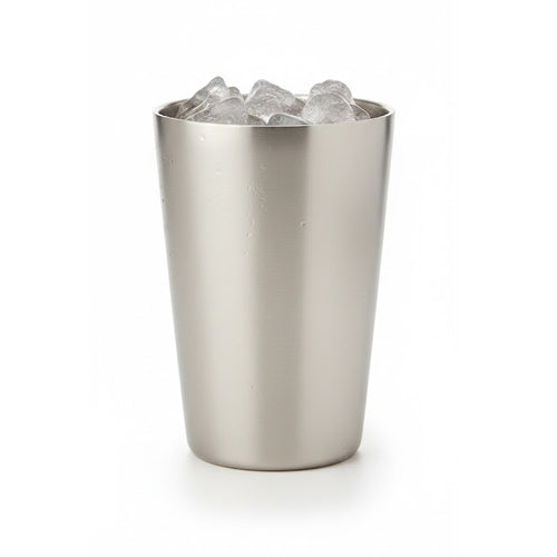 Insulated Stainless Steel Water Tumbler | Durable Metal Drinking Glass for Cold Beverages (Sleek Silver Finish)